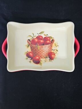Ceremic Red Apple Baking Dish